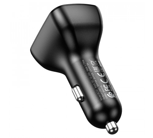 АЗП з FM-модулятором BOROFONE BC41 Eminency QC3.0 Car BT FM transmitter 18W Black 8525500090 (6974443382884)