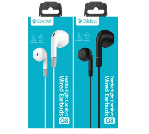 Наушники проводные CELEBRAT G8 //