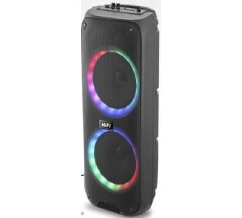 Акустическая система RX-8250B (8"х2) (20W) (Проводной микрофон) (3000mAh) (Пульт)