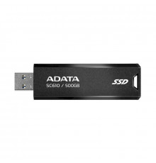Портативный SSD ADATA SC610 500GB USB 3.2 550/500Mb/s Black (SC610-500G-CBK/RD)