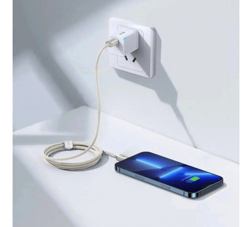 Кабель Baseus Crystal Shine Series Fast Charging Data Cable Type-C to iP 20W 1.2m Pink (CAJY001304)