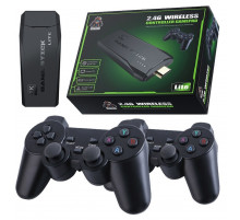 НЕТУ Игровая приставка + 2 джойстика 2.4G Game Stick Lite (M8) (4k) (зелён.) [602] (40 шт/ящ)