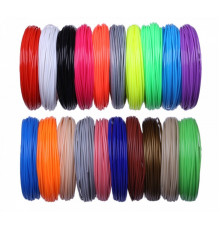 Пластик (PCL) для 3D ручки (20 цветов по 5 м) (низкой t°) // [403] (70 шт/ящ)