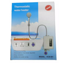 НЕТУ Бойлер кран настенный проточный водонагрватель с душем RX-021 # [204] (24 шт/ящ)