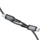 Кабель ACEFAST C1-03 Type-C to Type-C 3A, 1.2m, nylon, aluminum connectors, Black (6974316280521)