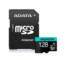 Карта пам'яті microSDXC (UHS-1 U3) A-DATA Premier Pro 128Gb Class 10 V30S A2 (R-100Mb/s W85Mb/s) (adapter SD) (AUSDX128GUI3V30SA2-RA1)