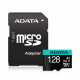 Карта пам'яті microSDXC (UHS-1 U3) A-DATA Premier Pro 128Gb Class 10 V30S A2 (R-100Mb/s W85Mb/s) (adapter SD) (AUSDX128GUI3V30SA2-RA1)