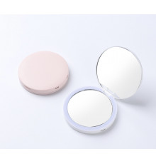 Зеркало с LED подсветкой круглое PORTABLE RECHARGEABLE [309] (120)