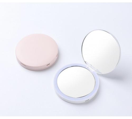 Зеркало с LED подсветкой круглое PORTABLE RECHARGEABLE [309] (120)