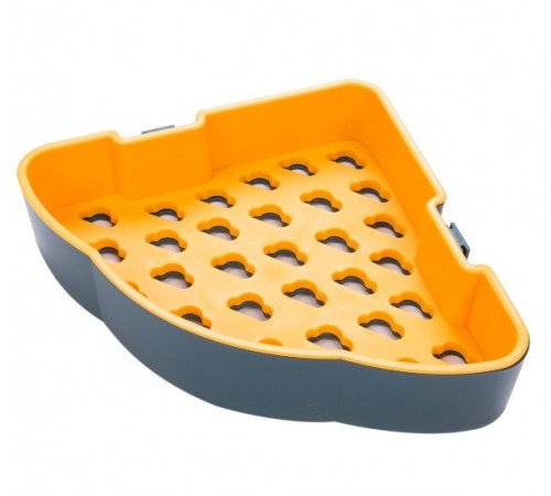 Полка в ваную угловая (пластик) [309] (80 шт/ящ)