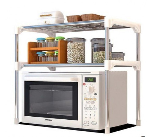 Полка для микроволновки 5897 (2 яруса) // [204] // [403] (24 шт/ящ) @