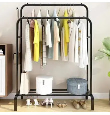 НЕТУ Вешалка-полка для одежды и обуви TW608 (С колёсами, металл, (В1500/Г570/Ш1100мм)) // [602] (10 шт/ящ)