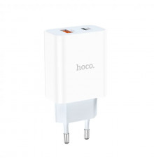 Мережевий зарядний пристрій HOCO C97A PD20W+QC3.0 charger White (6931474766076)