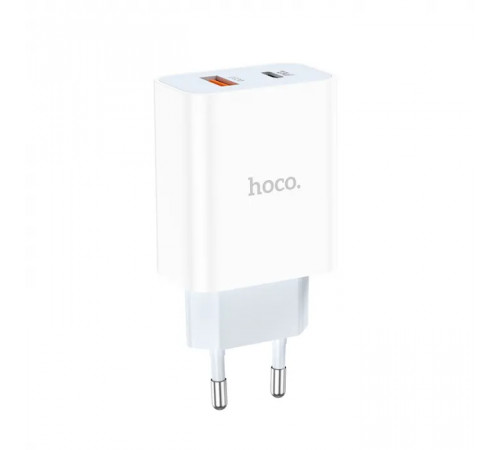 Мережевий зарядний пристрій HOCO C97A PD20W+QC3.0 charger White (6931474766076)