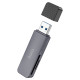 Картрідер HOCO HB45 Spirit 2-in-1 USB 3.0 card reader Metal Gray (6942007620505)