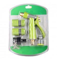 НЕТУ Насадка на шланг пистолет-распылитель (ЗЕЛЁНЫЙ БЛИСТЕР) (HIGH PRESSURE WASHING WATER GUN) // (50 шт/ящ)