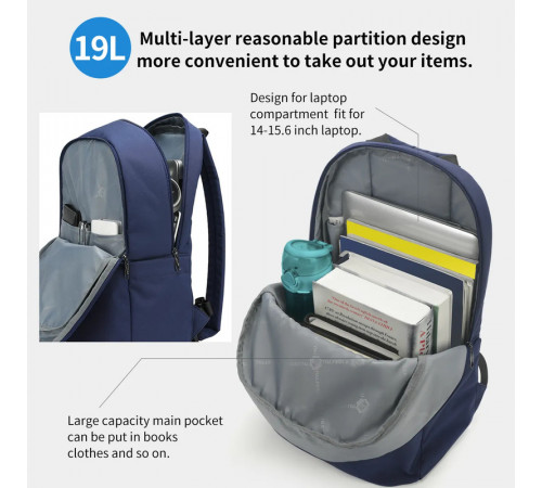 Рюкзак Tigernu T-B9017 15.6" Blue (T-B9017Blue)