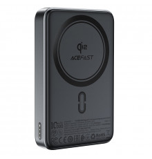 Зовнішній акумулятор ACEFAST M11 PD30W Qi2 magnetic wireless charging power bank 10000 mAh Black (6974316282341)