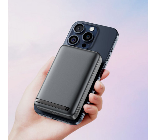 Зовнішній акумулятор ACEFAST M11 PD30W Qi2 magnetic wireless charging power bank 10000 mAh Black (6974316282341)