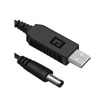 Кабель живлення для роутера USB-DC 5v-12v (1m) (USBDC512)