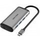 USB-хаб Vention Type-C to HDMI/USB3.0*3/PD Converter 0.15M Gray Metal Type (CNBHB) (CNBHB)
