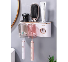 Диспенсер-полка для зубных принадлежностей с 2 стаканами A2207 (40 шт/ящ)