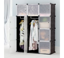 НЕТУ Шкаф пластиковый для одежды (10166) (110*37*145cm) // [307] (1 шт/ящ)