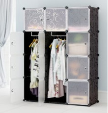 НЕТУ Шафа пластикова для одягу (10166) (110*37*145cm) // [307] (1 шт/ящ)