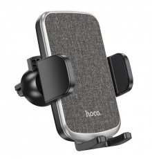 Автотримач для телефона HOCO CA94 Polaris push-type air outlet car holder Black (6931474758507)