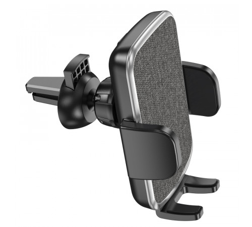 Автотримач для телефона HOCO CA94 Polaris push-type air outlet car holder Black (6931474758507)