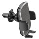 Автотримач для телефона HOCO CA94 Polaris push-type air outlet car holder Black (6931474758507)