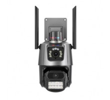 НЕТУ Камера видеонаблюдения PTZ уличная WiFi P11 (3MP➕3MP) (ICSEE) // [101] // [204] (32 шт/ящ)