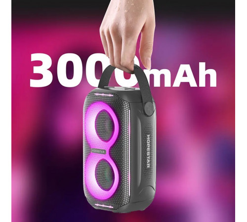 УЦІНКА Колонка HOPESTAR Party 200 mini з радіо (12,18*10,4*21,5 см) (під ремонт)