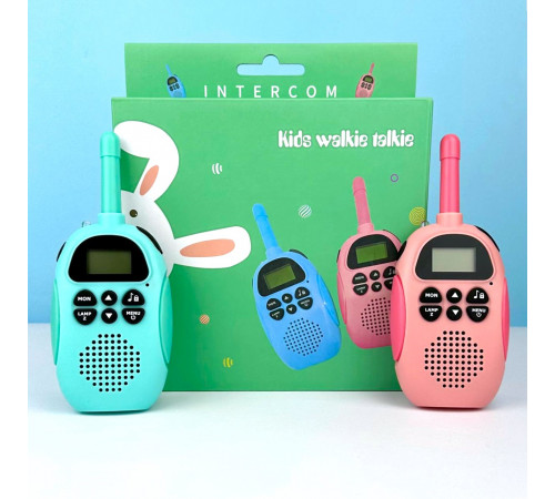 Дитяча рація Walkie Talkie DJ100 Mint+Pink (2шт)