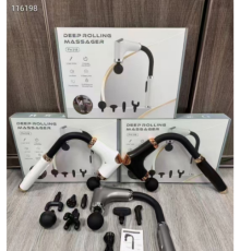 Вібраційний масажний Пістолет для розслаблення м'язів, масажер для спини та шиї Fascia gunLY-849 (20