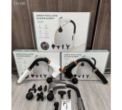 Вибрационный массажный ПИстолет для расслабления мышц, массажер для спины и шеи Fascia gunLY-849 (20