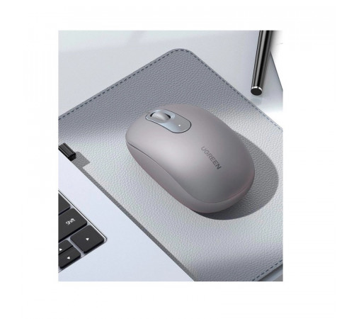 Маніпулятор миша UGREEN MU105 2.4G Wireless Mouse Moonlight Gray (UGR-90669) (UGR-90669)