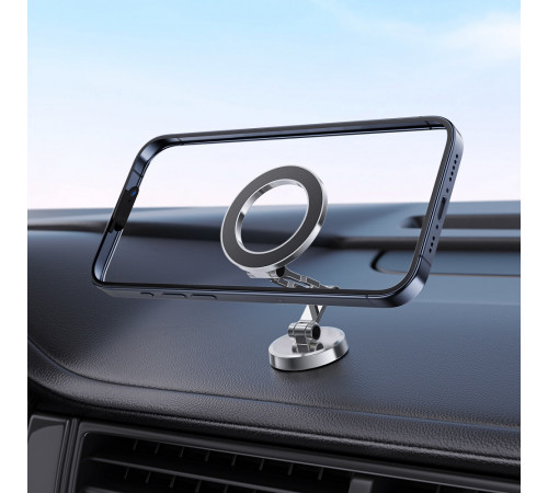 Автотримач для телефона ACEFAST D20 magnetic folding holder Metal Gray (6974316282822)