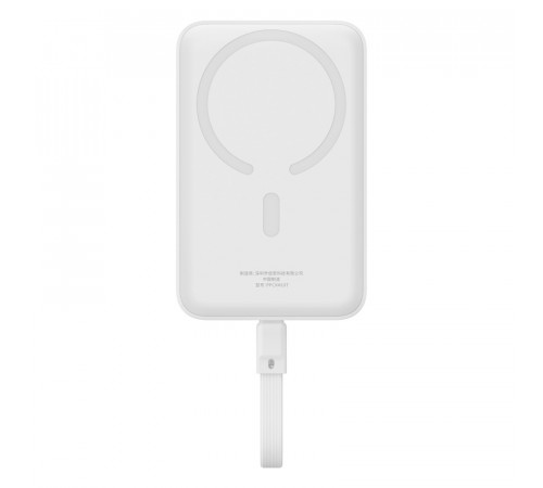Зовнішній акумулятор Baseus Magnetic Mini Wireless Fast Charge Power Bank Type-C Edition  10000mAh 30W Stellar White (P1002210B223-00)