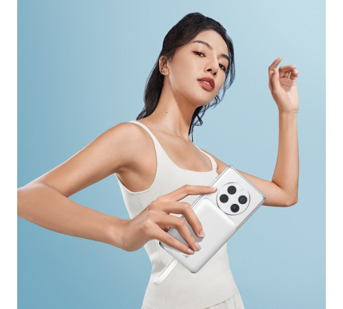 Зовнішній акумулятор Baseus Magnetic Mini Wireless Fast Charge Power Bank Type-C Edition  10000mAh 30W Stellar White (P1002210B223-00)