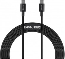 Кабель Baseus Superior Series Fast Charging Data Cable Type-C to Type-C 100W 2m Black (CATYS-C01)