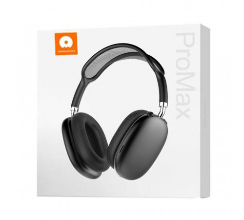 Бездротові накладні навушники WUW-R200 black (WUW-R200B)