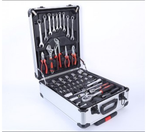 НЕТУ Набор инструментов чемодан на колёсах (499 предм.) (187) (W153-3) // (1 шт/ящ)