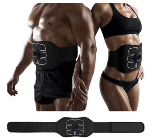 РАСПРОДАЖА Пояс миостимулятор для мышц живота EQ-66 (W24) [309] (100 шт/ящ)