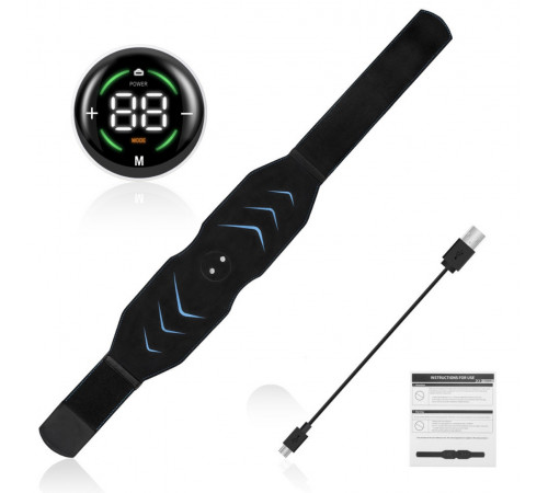 РАСПРОДАЖА Миостимулятор для мышц пояс EMS+ (W23) [309] (200 шт/ящ)