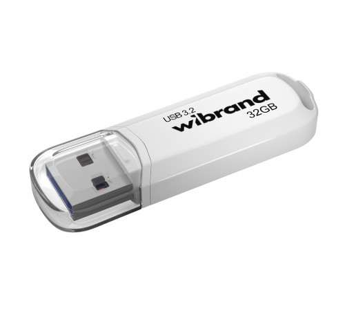 Флеш-накопичувач Wibrand USB 3.2 Gen1 Marten 32GB White (WI3.2/MA32P10W)