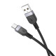 Кабель HOCO X109 Energy silicone charging data cable Type-C (L=1M) Black (6942007636247)
