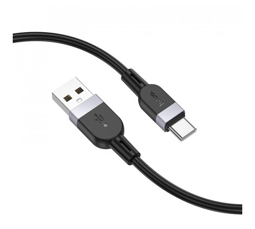 Кабель HOCO X109 Energy silicone charging data cable Type-C (L=1M) Black (6942007636247)