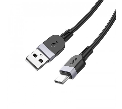 Кабель HOCO X109 Energy silicone charging data cable Type-C (L=1M) Black (6942007636247)