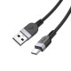 Кабель HOCO X109 Energy silicone charging data cable Type-C (L=1M) Black (6942007636247)